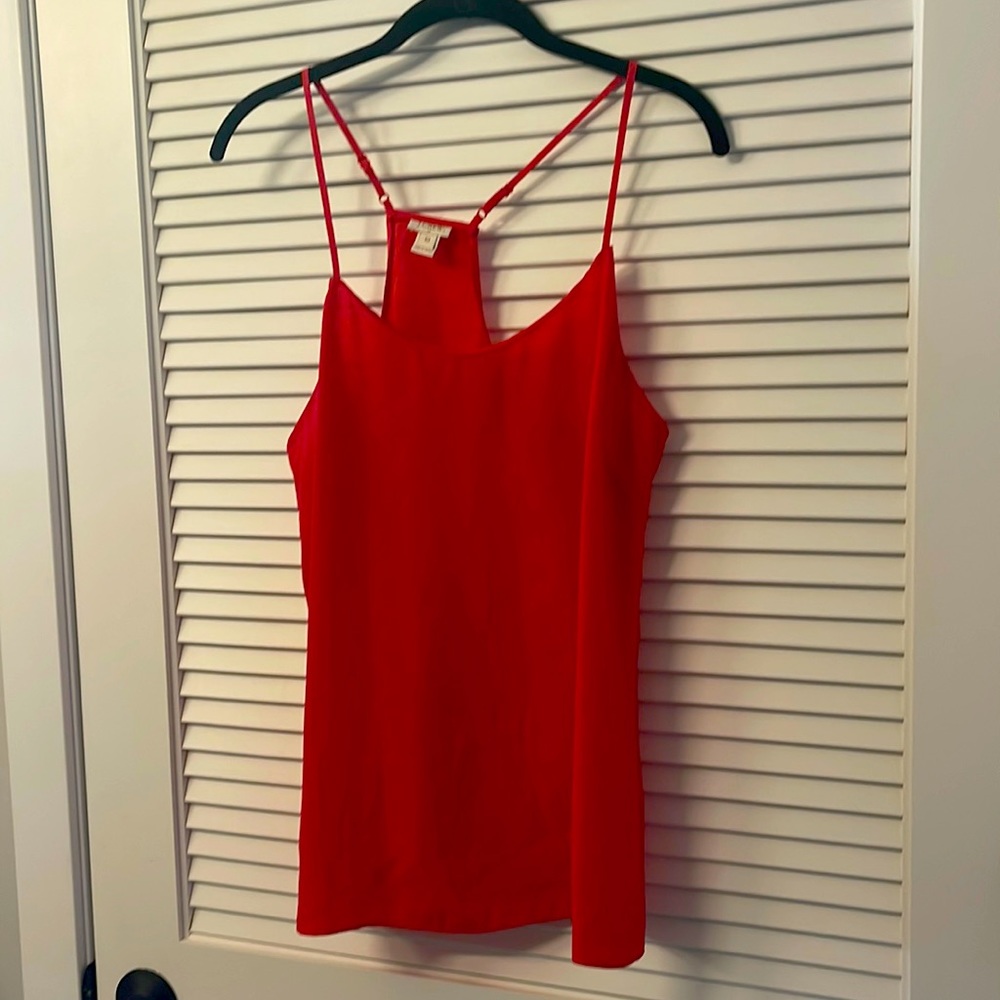Red J. Crew Tank Top - size: 10